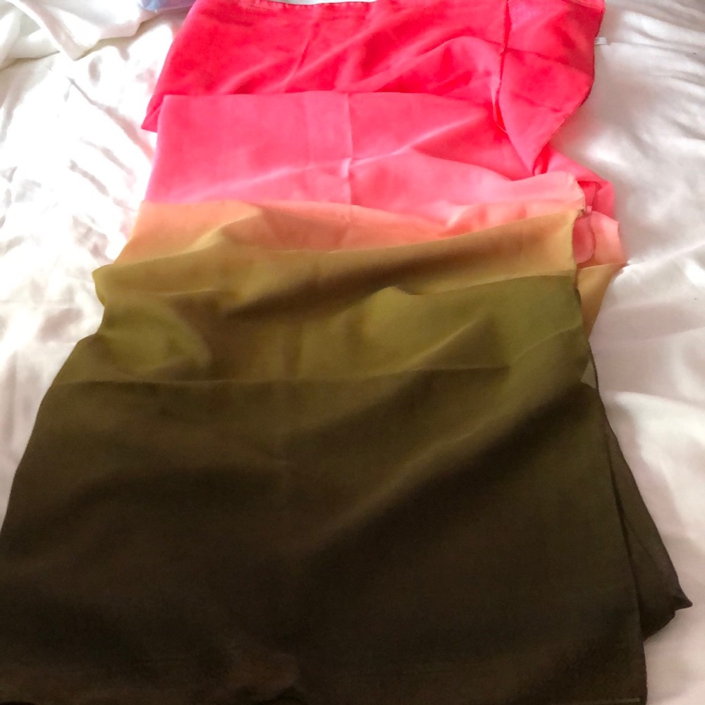 Vintage Multicolor Sheer Wrap